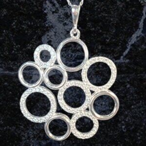 Sterling Silver and Swarovski Crystal Necklace